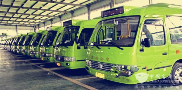 福建漳州：新一批358辆新能源公交即将投入运营