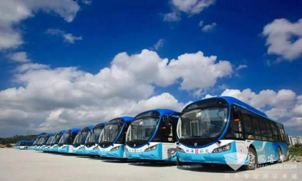 珠海：60辆银隆“海豚”纯电动公交上路