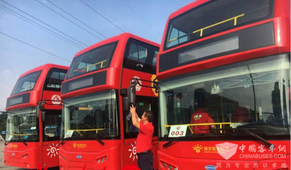 南京金龙双层巴士2018年8月投入南京公交运营