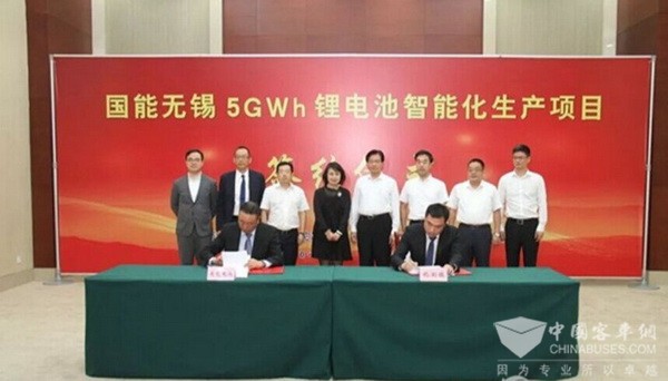 国能电池投资30亿元在锡山建立新能源产业园