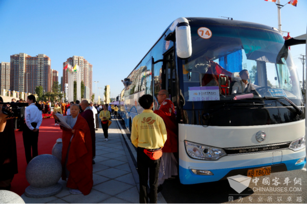 车辆零故障，服务零缺陷   金旅客车服务世界佛教论坛