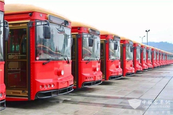 百台银隆“红铛铛”投运 安吉实现公交100%电动化