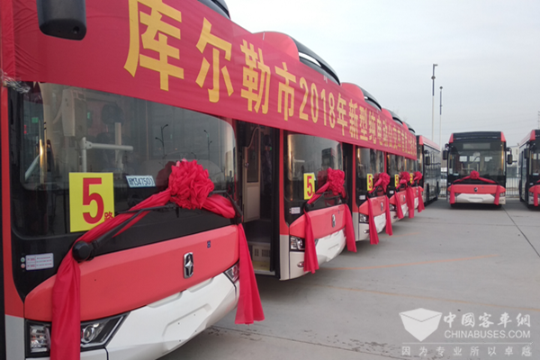 新疆库尔勒首迎纯电动客车，亚星纯电动公交全新启程