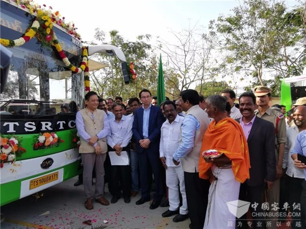 再交付40台 比亚迪电动巴士在印度保有量达108台
