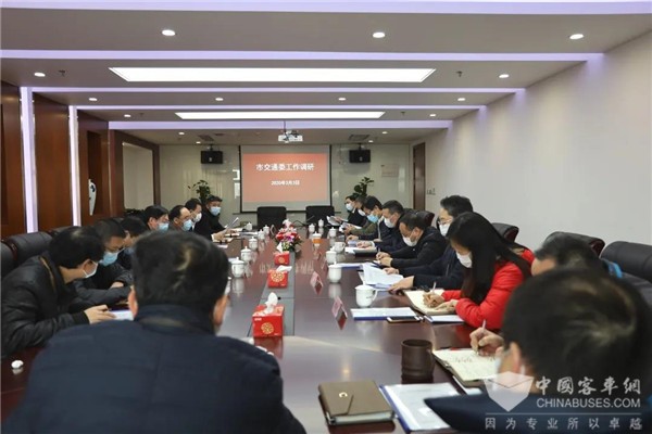 上海市交通委领导到久事公交开展走访调研