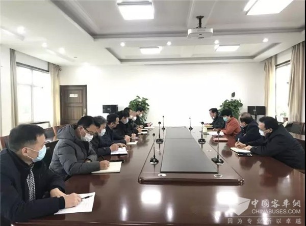 马鞍山公交集团对疫情防控工作再部署