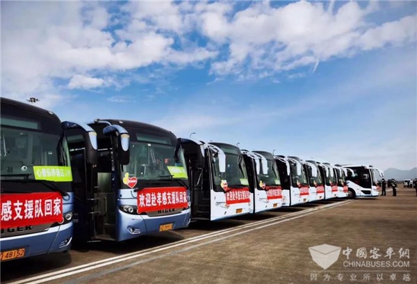 真诚致敬！重庆公交集团迎接对口支援湖北孝感医疗队首批669名队员回家