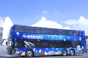 银隆新能源双层观光巴士 赋予城市观光新定义 银隆新能源双层观光巴士 赋予城市观光新定义