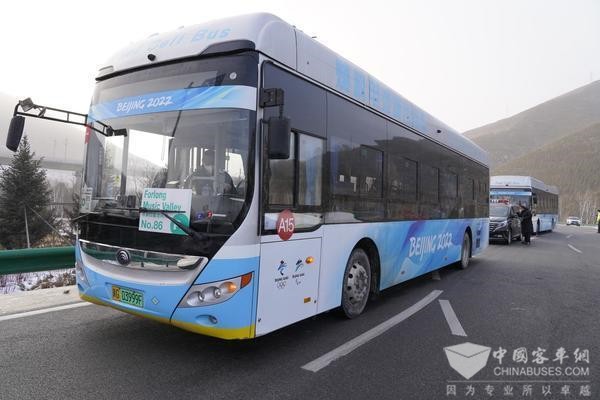 续航超500公里！185辆宇通氢燃料客车助阵绿色冬奥