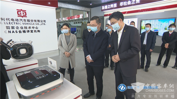 常德市副市长谭丁到中车电动督导安全生产和疫情防控工作
