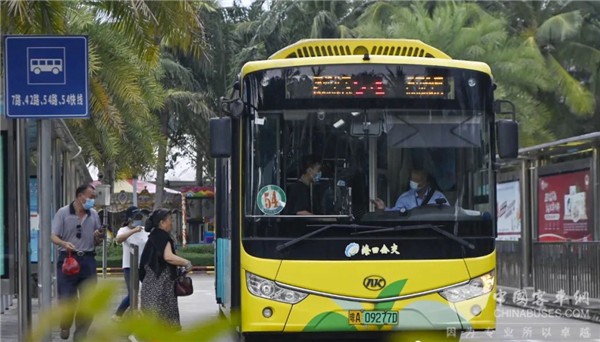 新能源公交畅行海南 聚焦驰骋椰城的“安凯风景”
