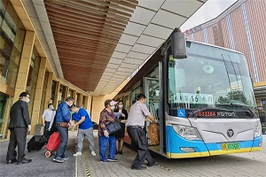 同心抗“疫” 福田欧辉助力北京公交护送朝阳区居民回家！