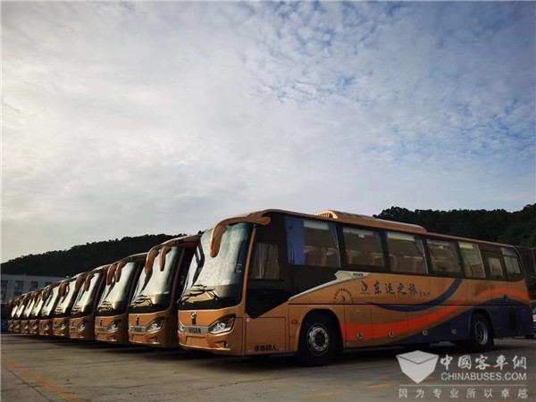 苏州金龙纯电大巴满电出行 畅通大湾区“绿色交通圈”