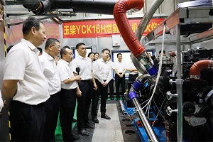 15.93L！560ps！中国最大排量最大马力燃氢发动机玉柴YCK16H成功点火