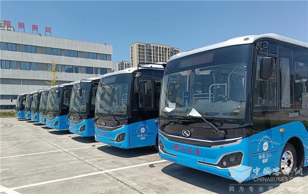 一人一座 乐享逍遥 金龙“无站立区”公交批量交付浙江丽水