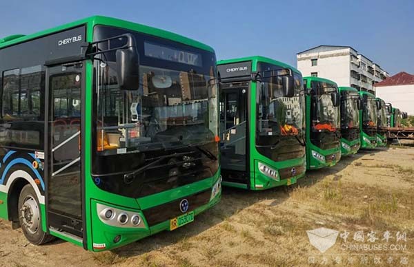 奇瑞万达客车 南阳市方城县 新能源公交