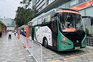 为国争光 格力钛脸谱公路车与海豚公交车服务第56届世乒赛