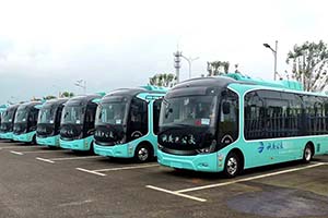 海外网红同款产品！亚星小青蛙纯电动城市客车亮相铜陵