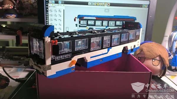 福田欧辉客车 纯电动客车 积木