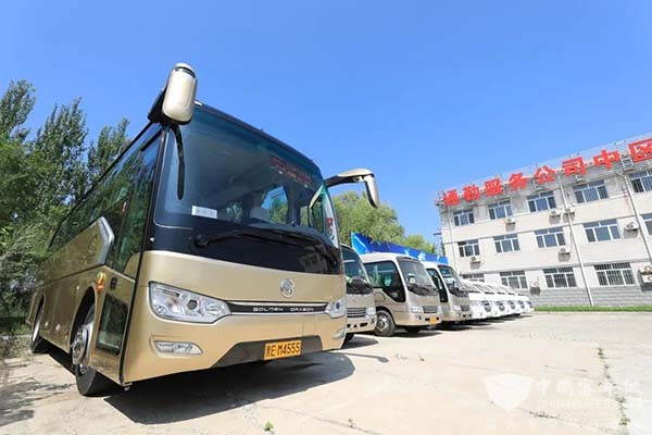 金旅客车 大庆油田 通勤服务保障