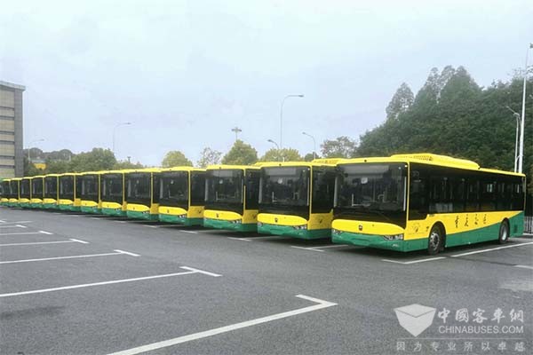 亚星客车 纯电动公交车 绿色文旅事业