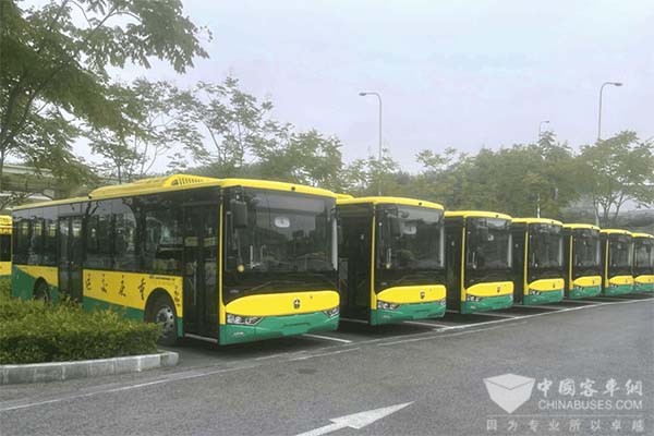 亚星客车 纯电动公交车 绿色文旅事业
