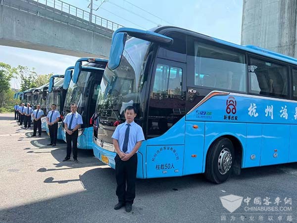 福田欧辉客车 豪华旅游客车 城间客车 杭州旅游