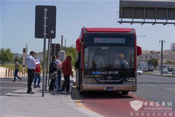 新华社《参考消息》报道： 宇通力量闪耀卡塔尔！