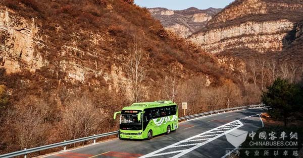福田欧辉客车 “醉美”公路 百里山水画廊 燃料电池