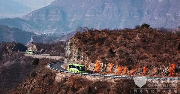 福田欧辉客车 “醉美”公路 百里山水画廊 燃料电池