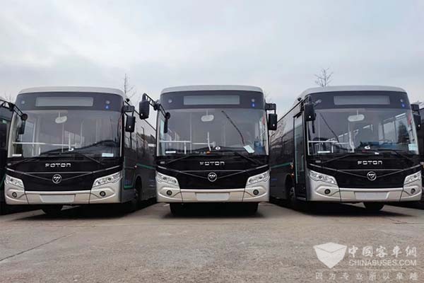 福田欧辉客车 纯电动客车 景德镇公交