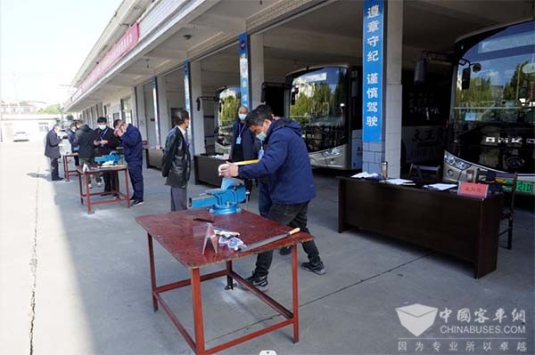 安凯客车 G9纯电动客车 职业技能竞赛