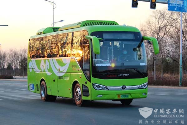 福田欧辉客车 燃料电池 通勤取暖自由