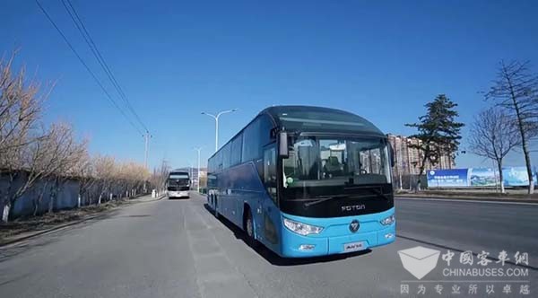 福田欧辉客车 城间客车 正式交付 衢州市丰驰客运