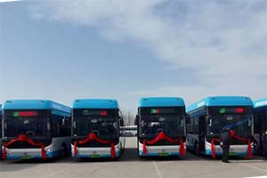 奇瑞氢燃料电池汽车亮相示范应用城市 30辆公交车首先交付开封