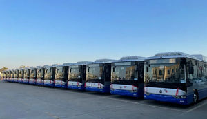 阜宁公交：坚持绿色、低碳发展理念，星巴系列纯电动公交车即将上线运营