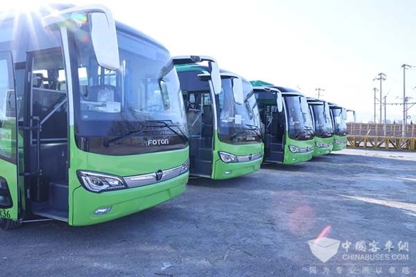 福田欧辉客车 保运集团 黄金客运线路