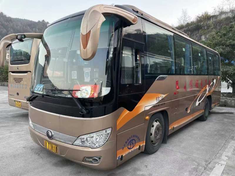 2018年12月 6台国五34座宇通6876气囊客车 