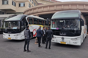 助力山东旅游客运发展 福田欧辉城间客车推介会走进烟台