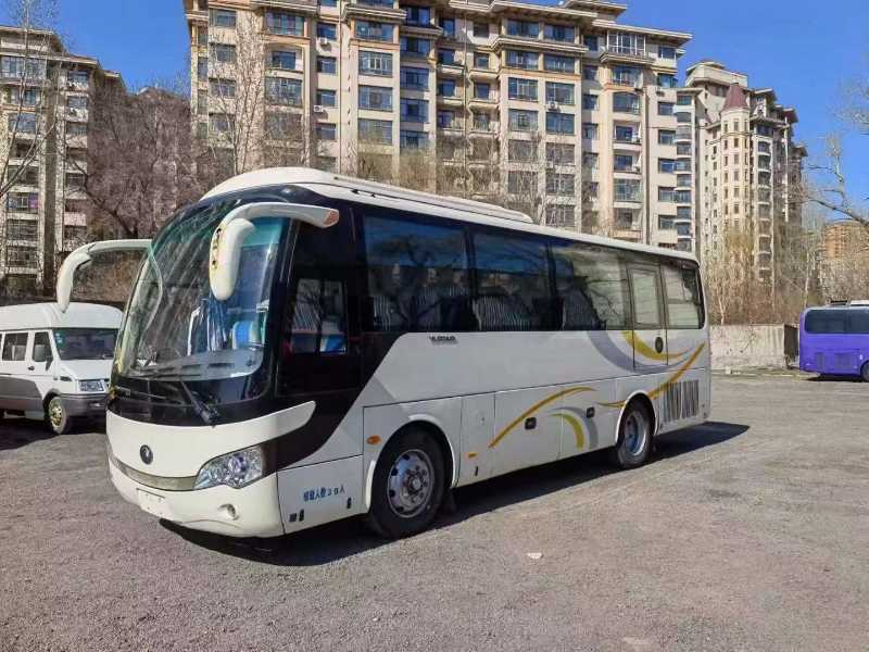  国四39座东北配置锅炉暖气宇通客车  