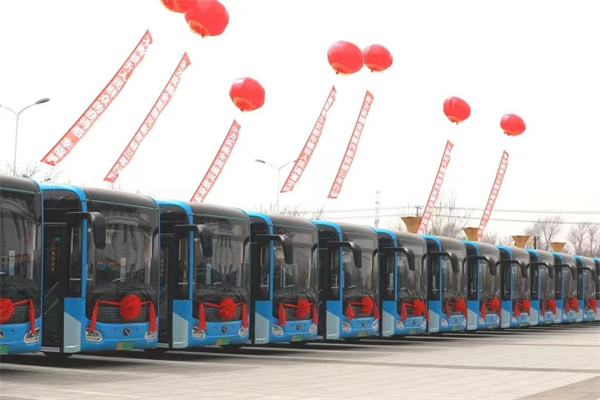 锦州绿色智慧公交示范项目新能源208辆公交车上线运行