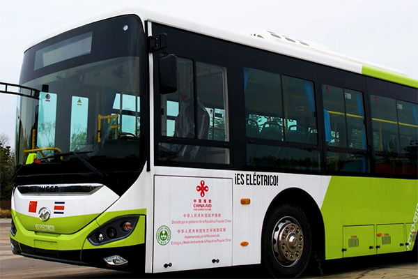 勇挑大国担当 苏州金龙纯电动公交车批量交付哥斯达黎加