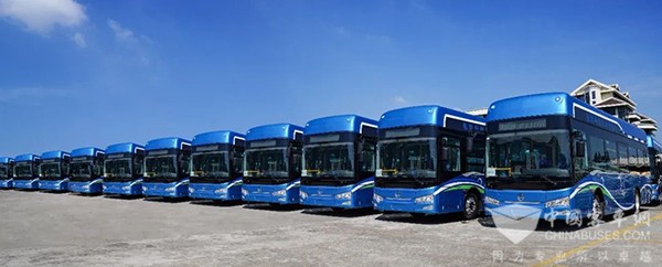 金旅客车 烧烤接驳线 燃料电池 公交车