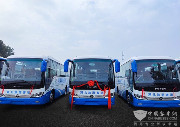 福田欧辉客车 城间客车 寰鹏客运 战略合作