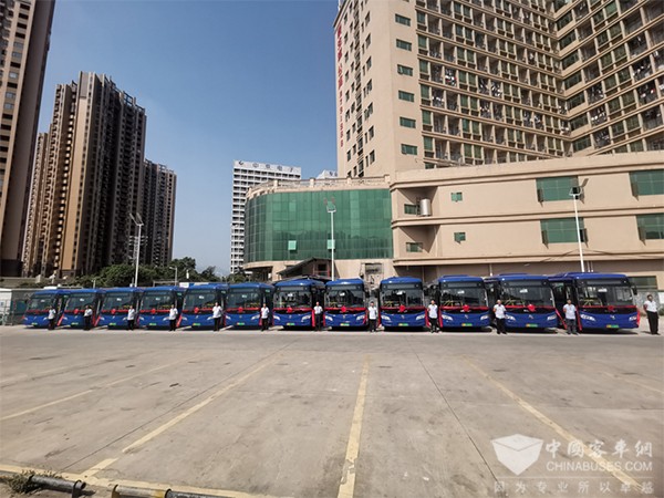 福田欧辉客车 惠州仲恺公交 纯电动 公交车