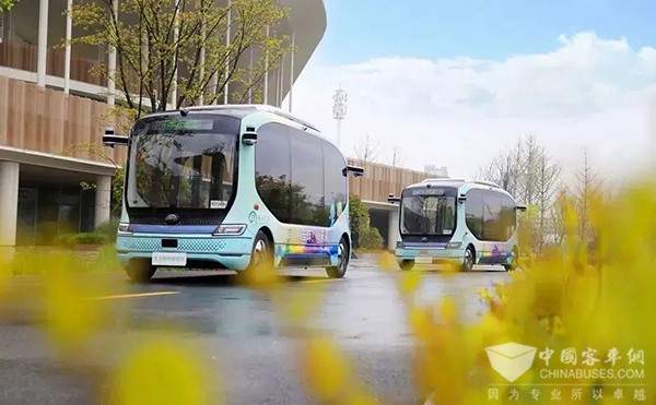 宇通客车 自动驾驶巴士 小宇 杭州亚运会 绍兴赛区