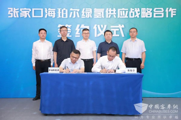 亿华通 海珀尔新能源 中国石化 中油新能源 张家口交投