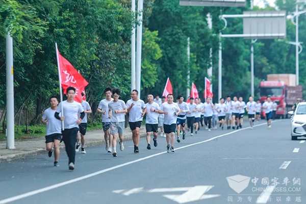 中车电动 成立十六周年 欢乐跑 建党102周年