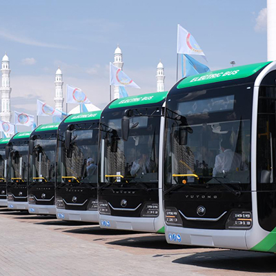 宇通18米纯电动批量交付哈萨克斯坦！中国高端新能源领跑“一带一路