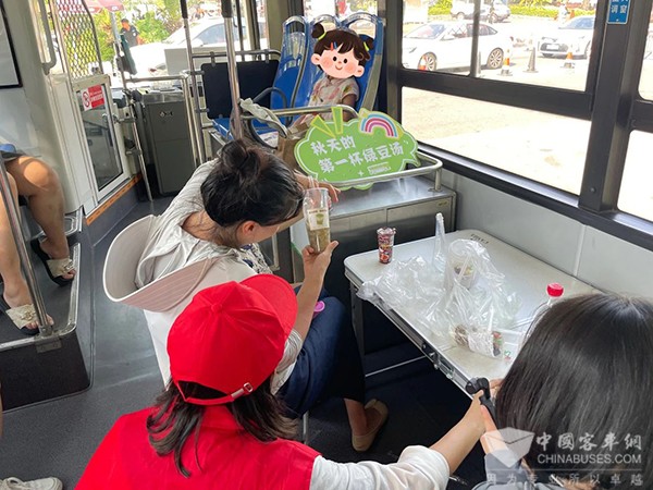 苏州公交 新区公司 公交管家 双园接驳线 冰镇绿豆汤